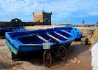 Essaouira.  Port area. Bike and boat.