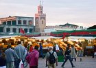 Marrakech:   Main Square, early evening.