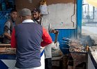 Essaouira.  Port area. Our lunch being prepared.